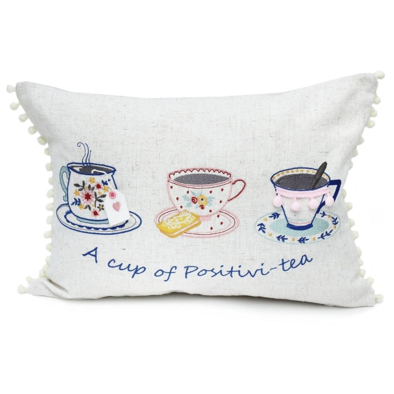Positivi-tea Cushion - The Garden HousePeggy Wilkins
