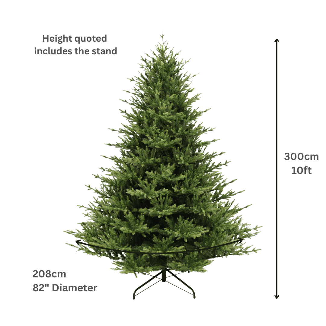 10ft Grand Nottingham Fir Artificial Christmas Tree