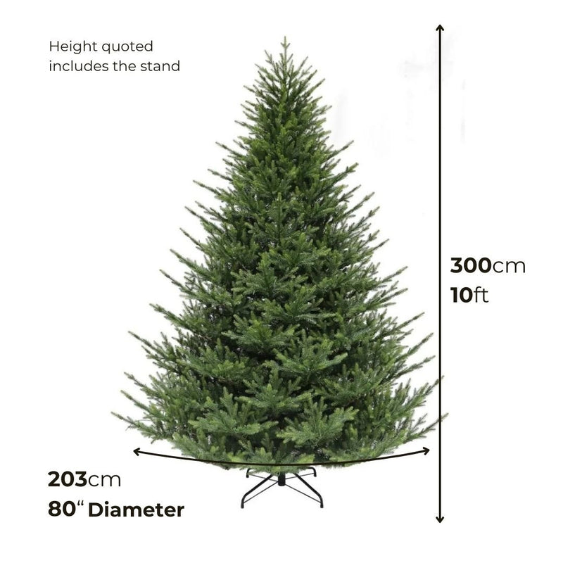 10ft Rosemere Balsam Artificial Christmas Tree