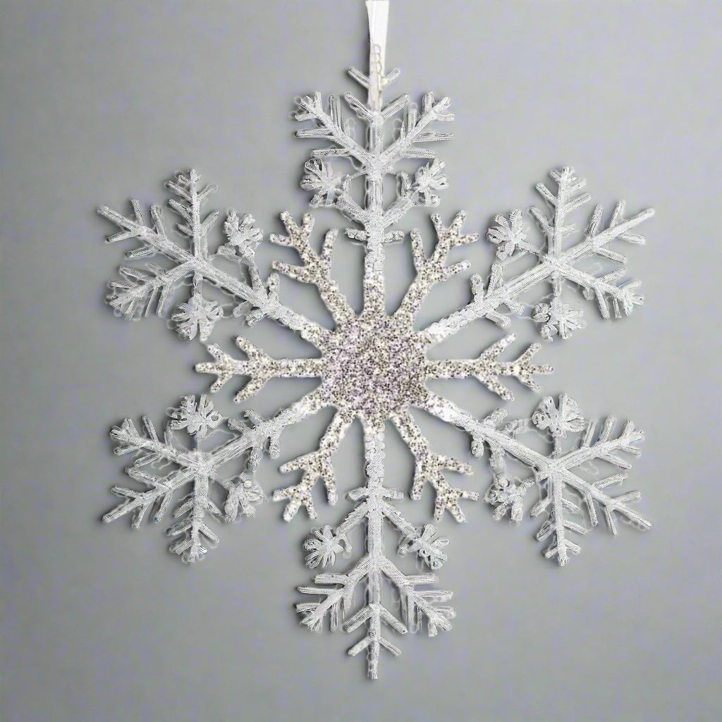 Snowflake Glitter Decoration
