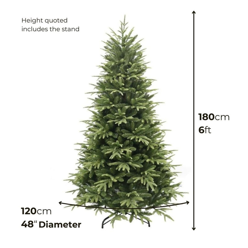 6ft Parque Green Artificial Christmas Tree