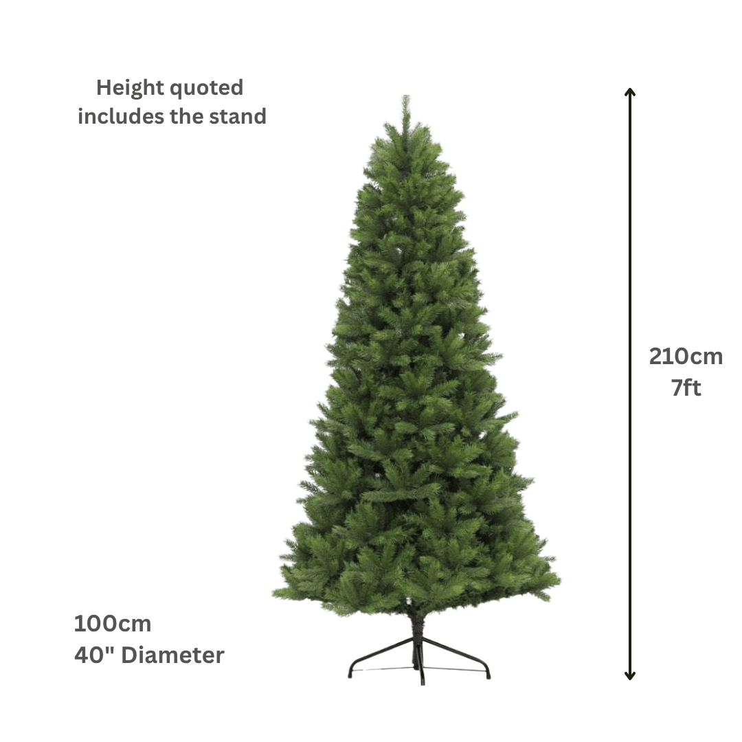 7ft Slim Kensington Fir Artificial Christmas Tree