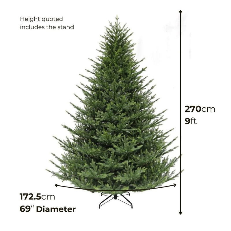 9ft Rosemere Balsam Artificial Christmas Tree