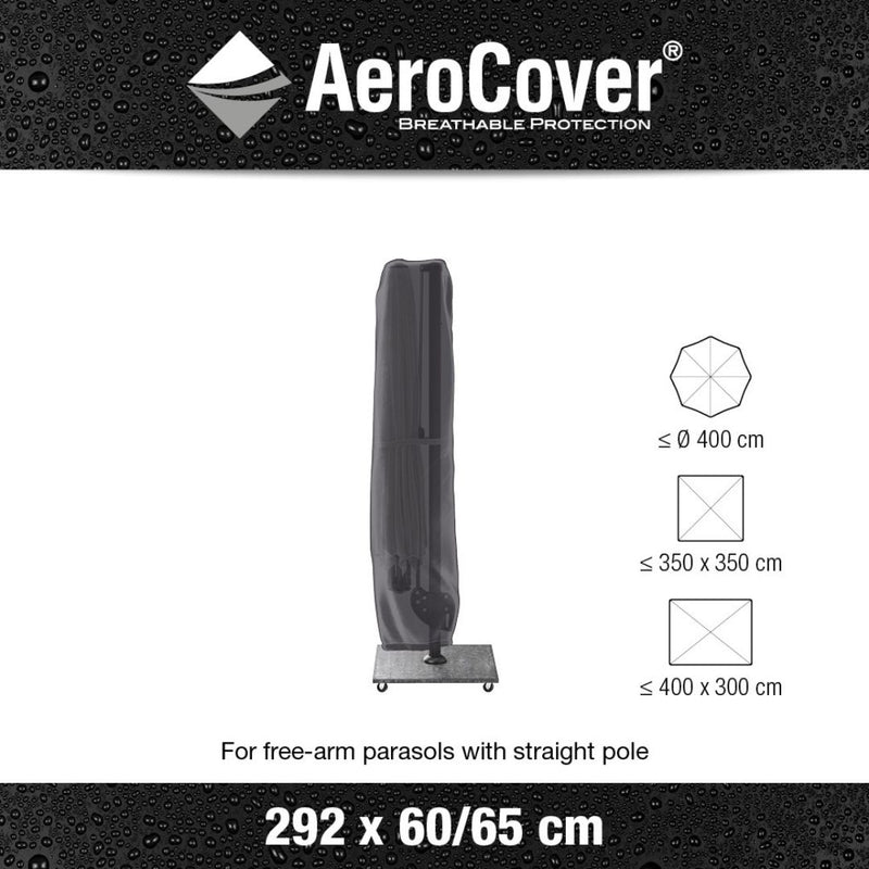 AeroCover Free Arm Parasol Protective Cover 292x60/65cm