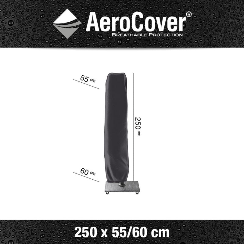 AeroCover Free Arm Parasol Protective Cover 250x55/60cm