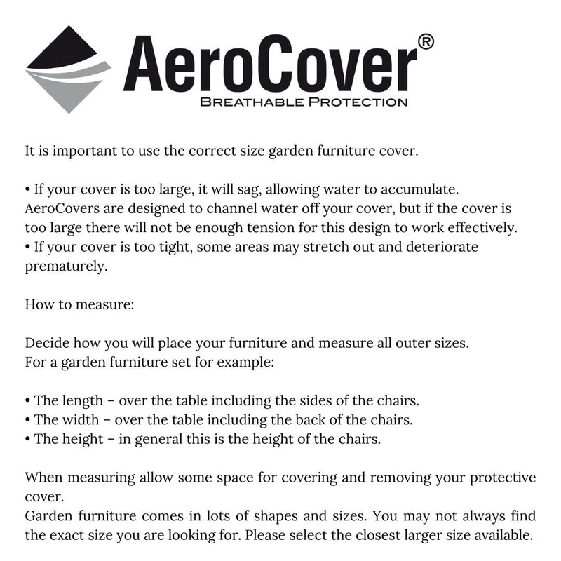 AeroCover Lounge Set Protective Cover Square 235x235x70cm