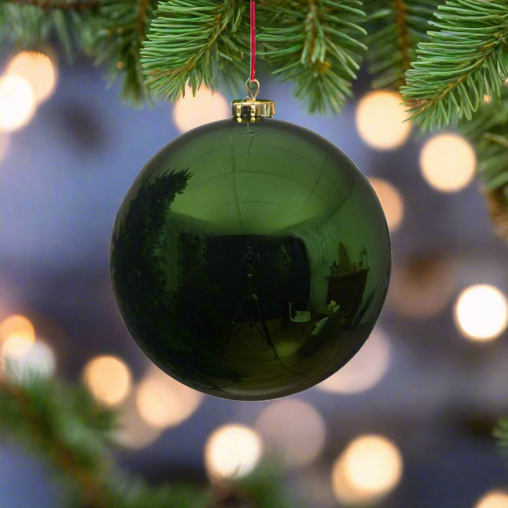Christmas Bauble Pine Green