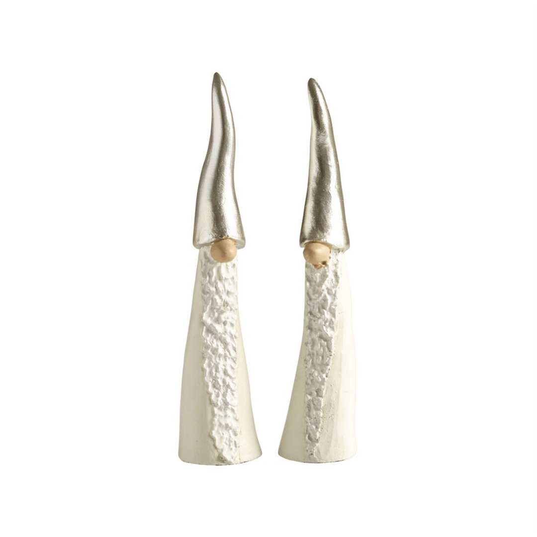 Tall Santa White Duo