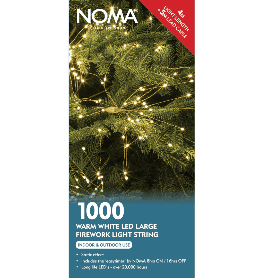 Christmas Firework String Lights - Warm White