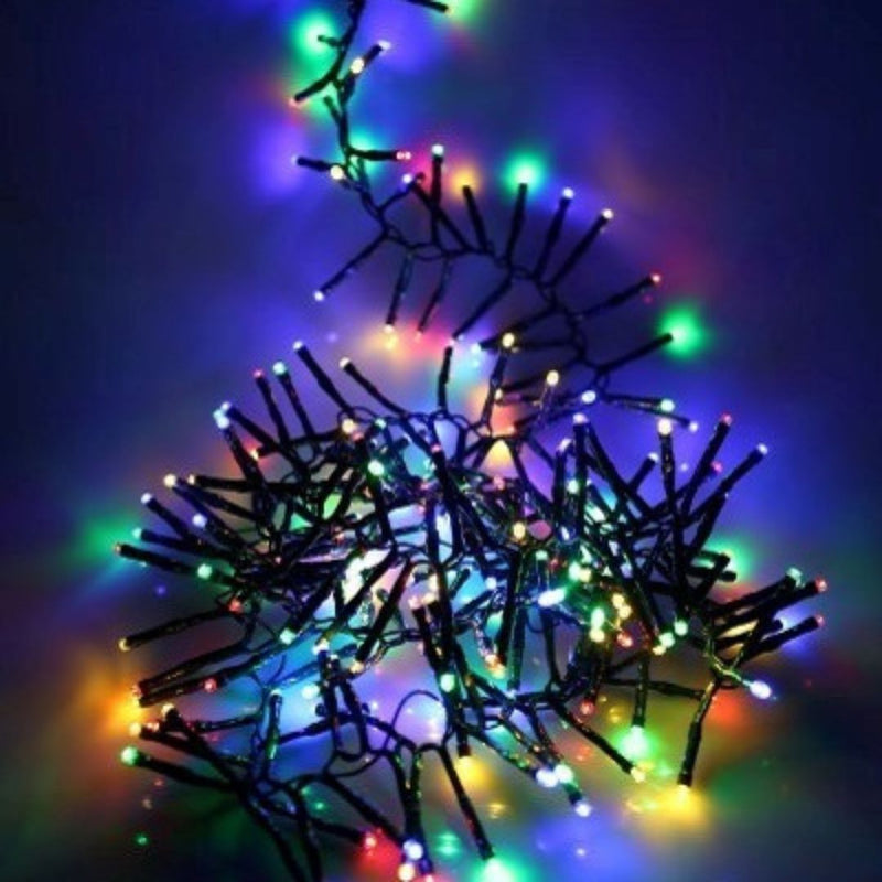 Christmas Cluster Lights Multi Colour - Battery Operated