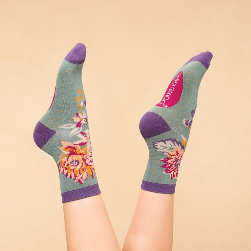 Painted Blooms Ankle Socks