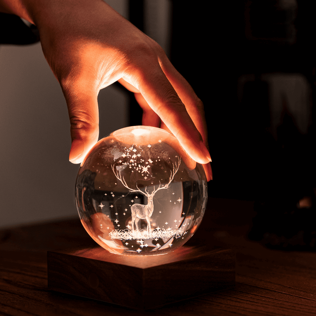 Amber Crystal Light - Stag