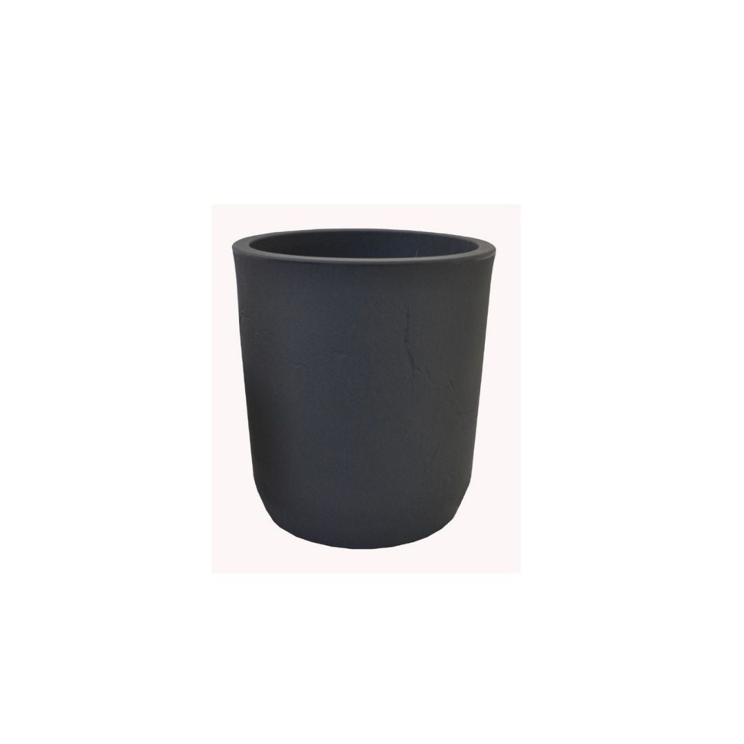 Ardesia Cylinder Pot Carbon