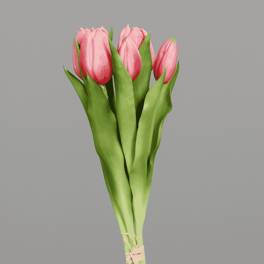 Artificial Tulip Bunch Pink