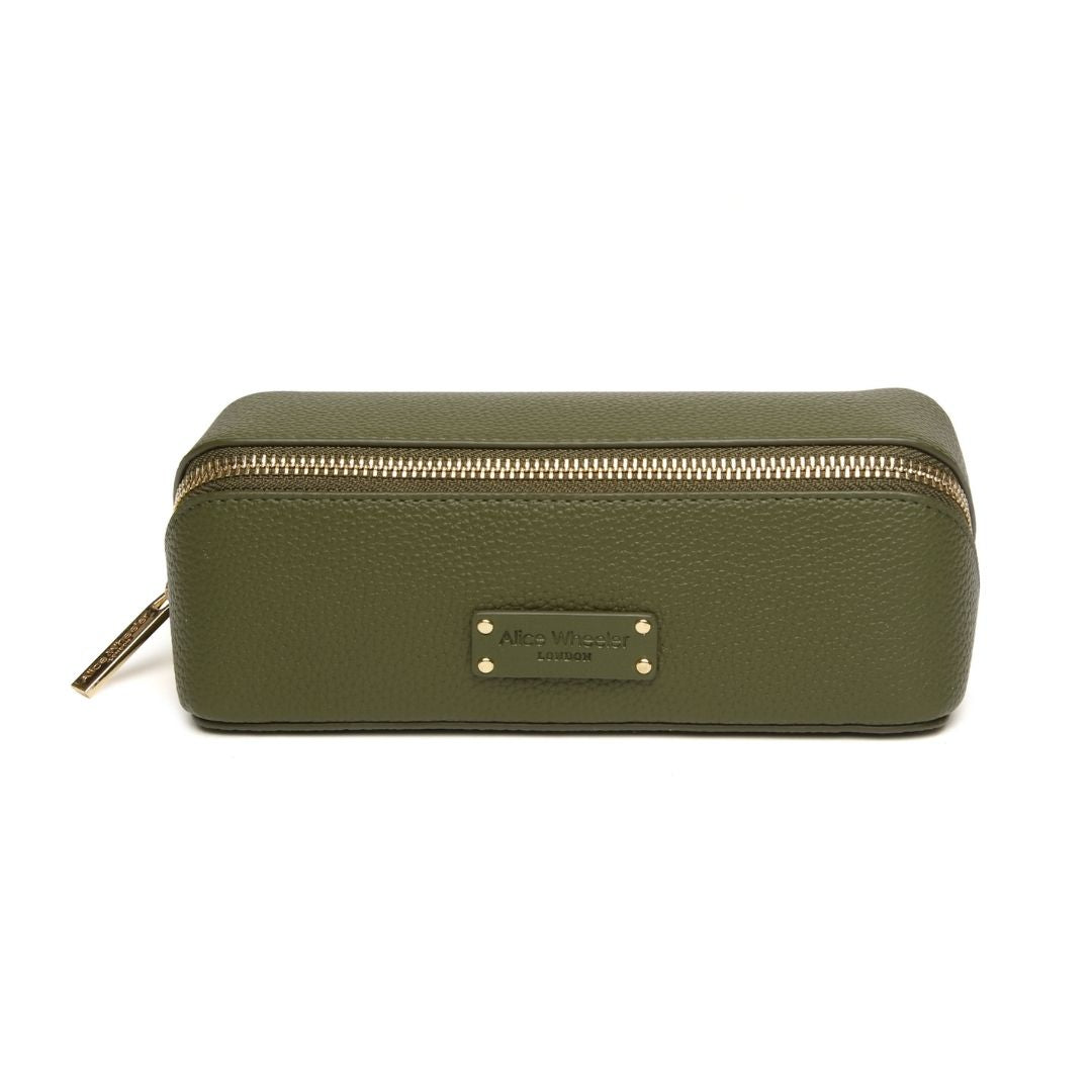 Kensington Small Train Case - Olive