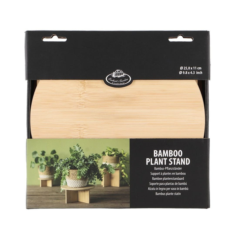 Bamboo Plant Pot Stand Med