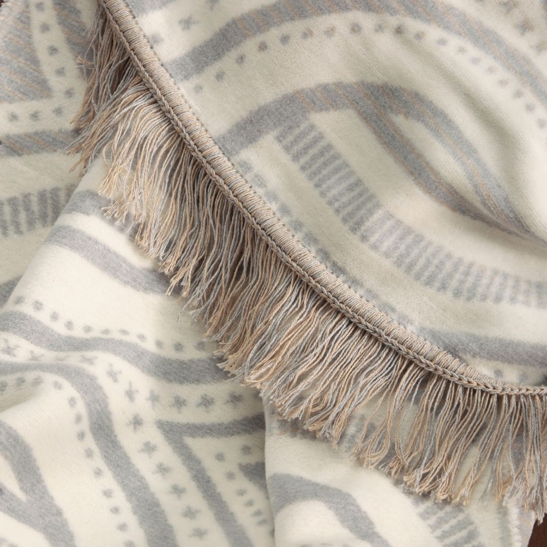 Raw Texture Throw Blanket