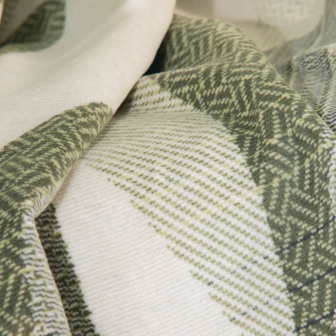 Forest Leaves Throw Blanket