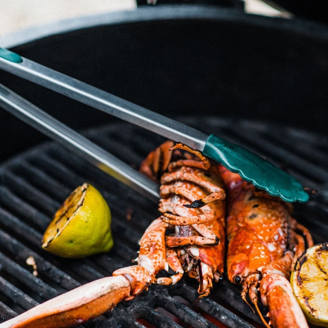 Big Green Egg Silicone Tongs