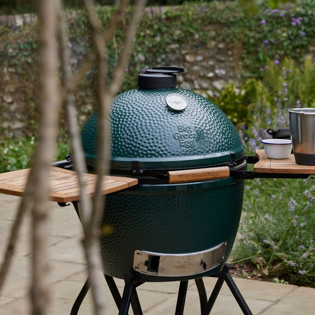 Big Green Egg Acacia Side Shelves