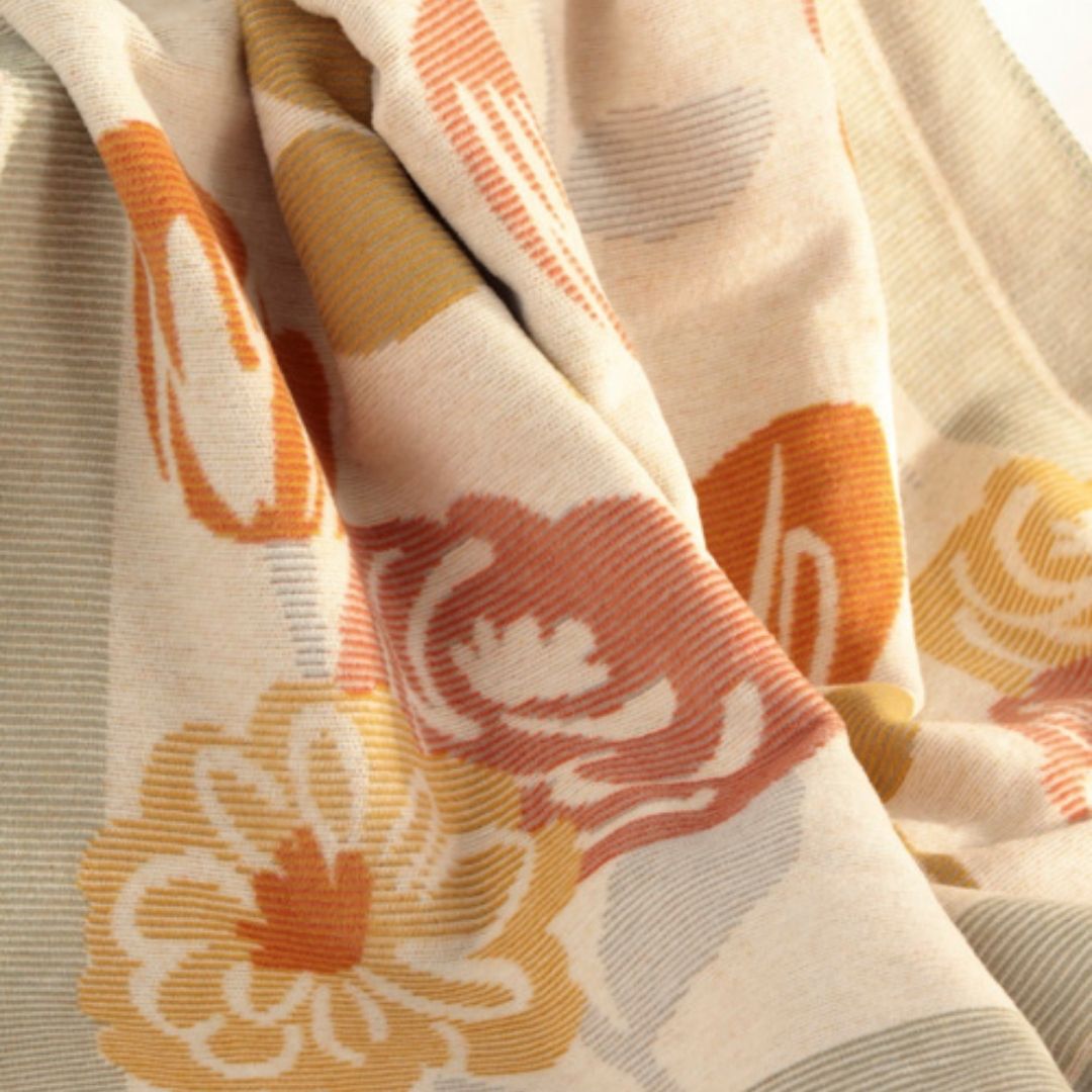 Bloom Frame Throw Blanket