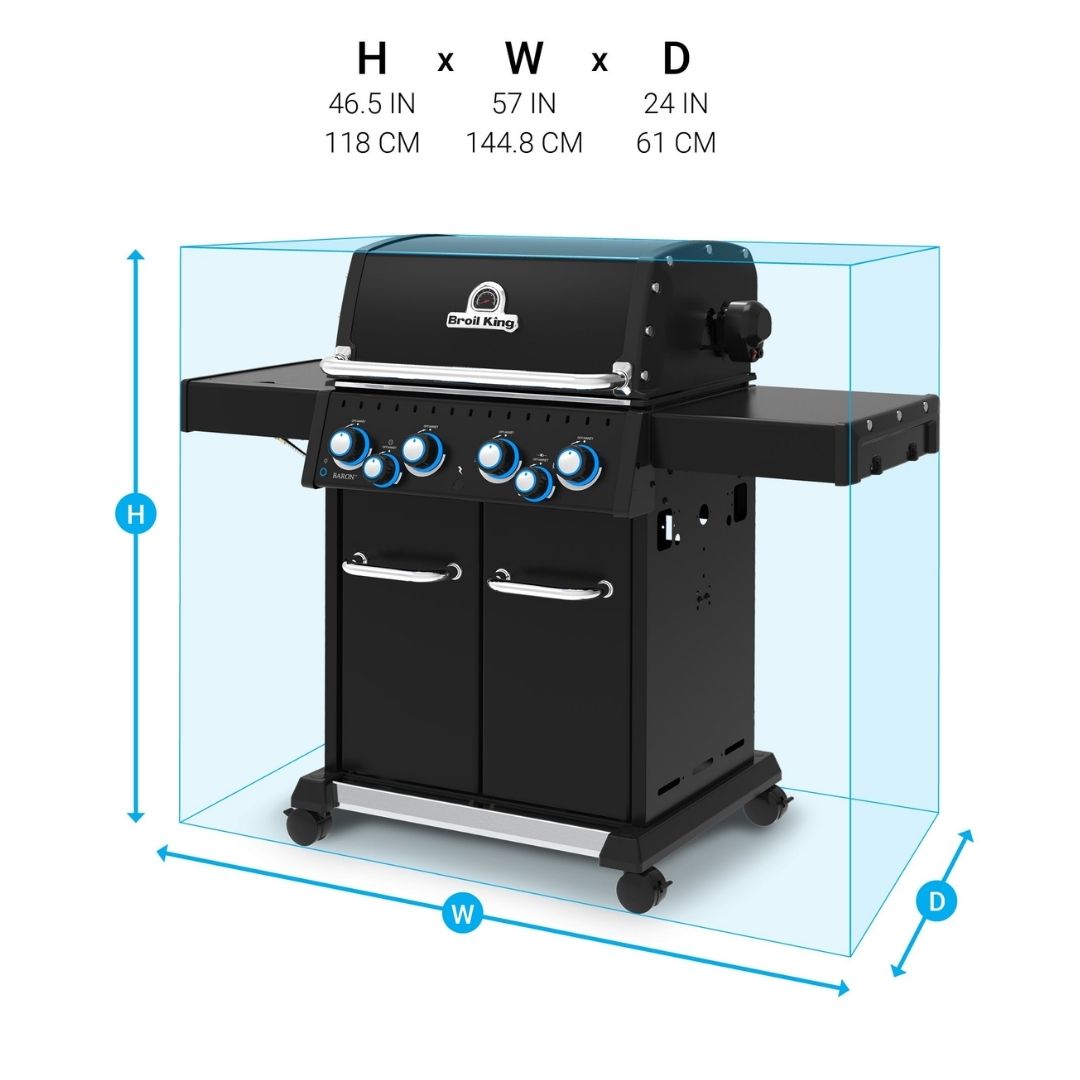 Broil King Baron Gas BBQ 490 IRX Shadow