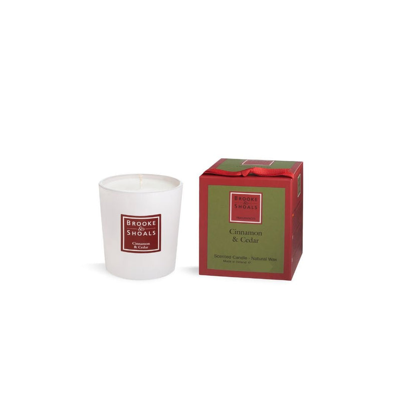 Brooke & Shoals Christmas Travel Candle - Cinnamon & Cedar