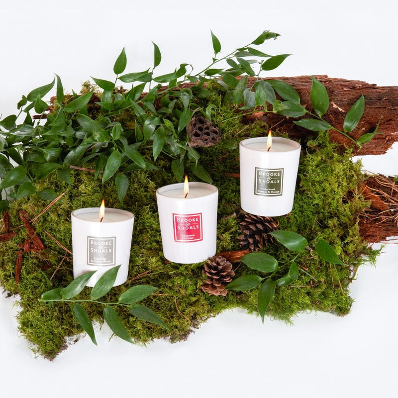 Brooke & Shoals Set 3 Christmas Travel Candles