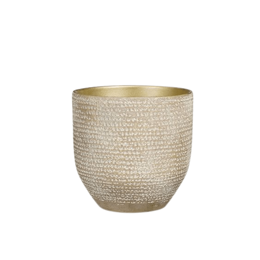 Carrie Pot Round Champagne