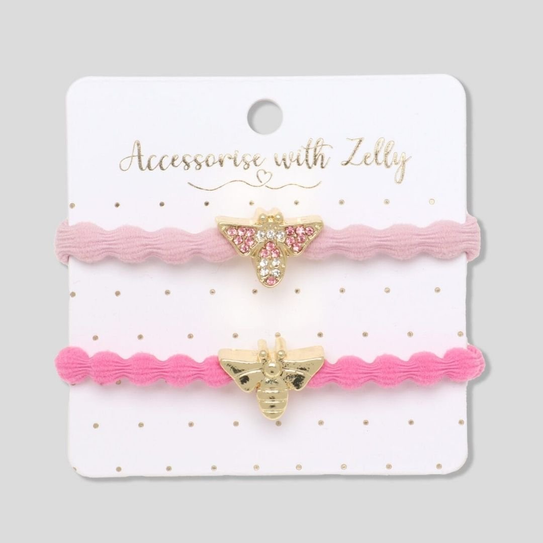 Charm Hair Tie Gold Bee