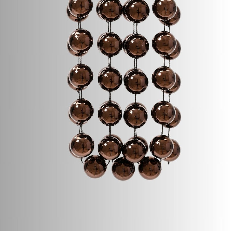 Christmas Bead Garland XXL Black Truffle