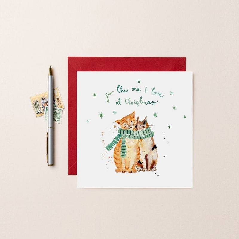 Christmas Card Cats For The One I Love