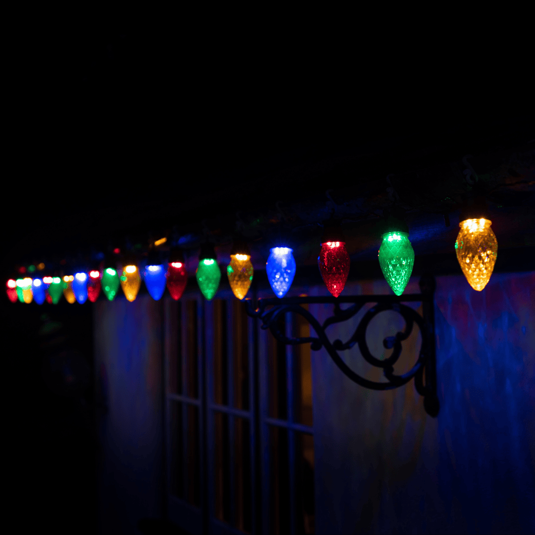 Christmas Cone Lights 20 Multicolour
