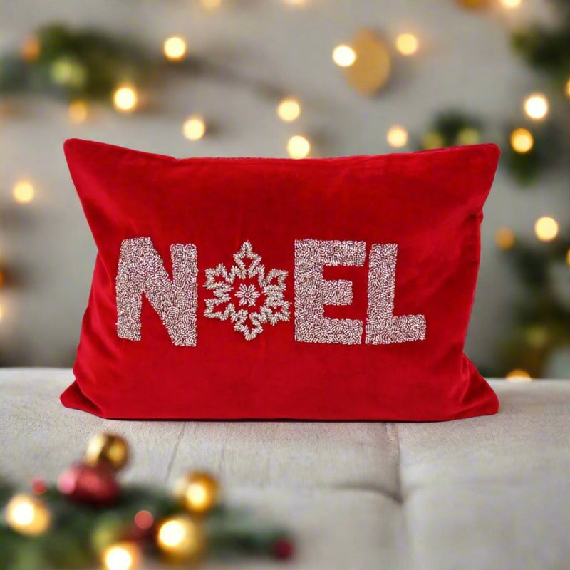 Christmas Cushion Noel Sparkle