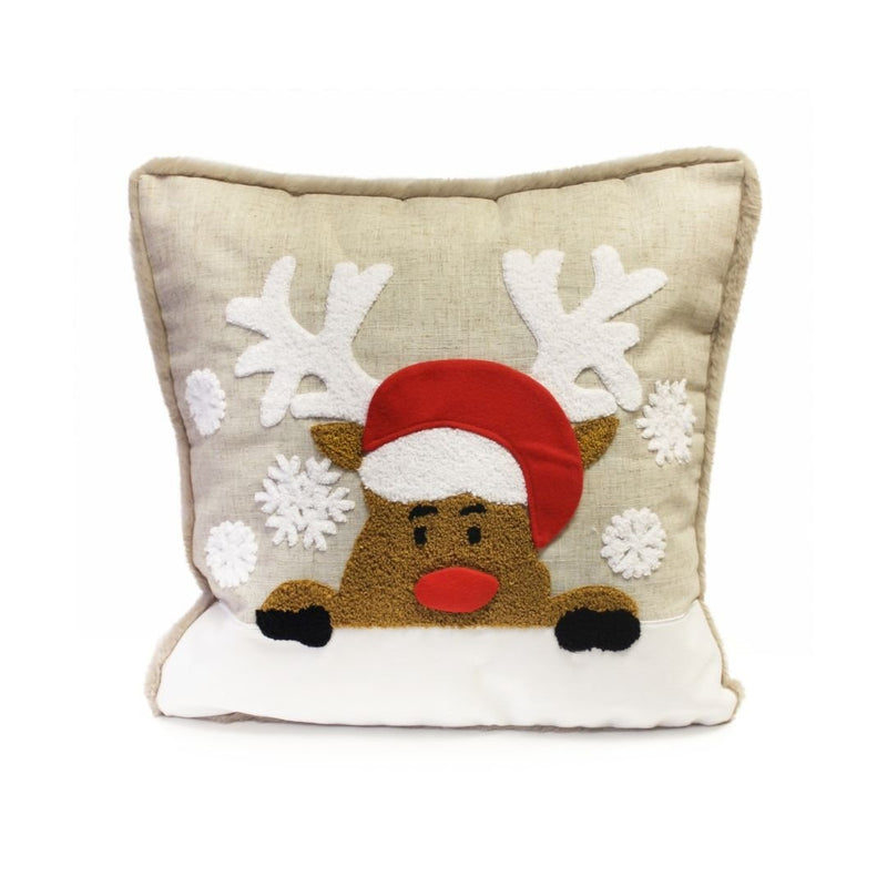 Christmas Cushion Snuggly Deer