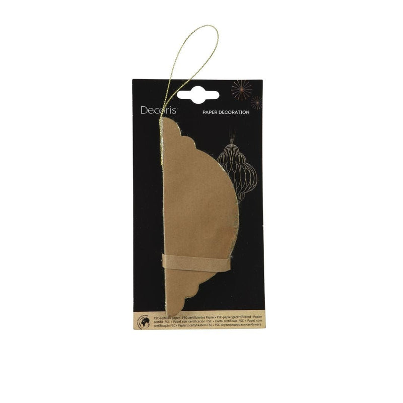 Christmas Decoration Paper - Brown