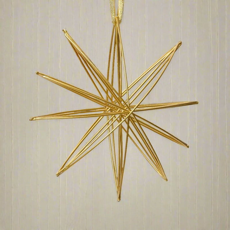 Christmas Decoration Star Gold