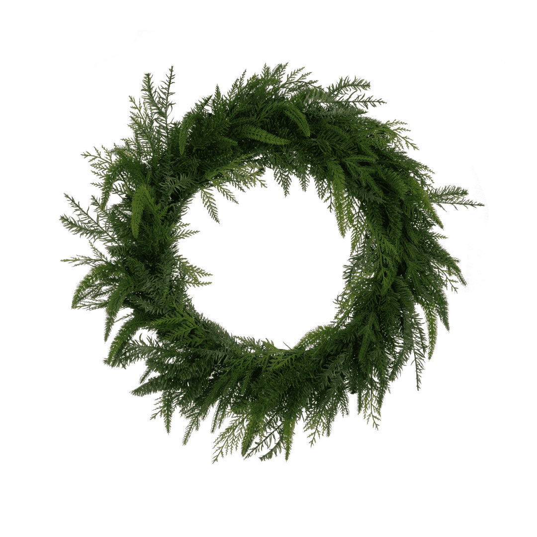 Christmas Deluxe Cedar Wreath 76cm