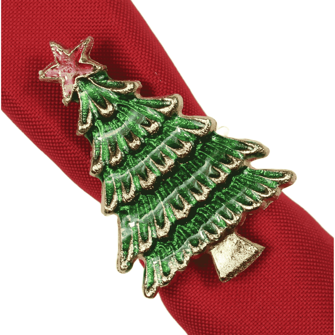 Christmas 'Gilded Pine' Napkin Ring