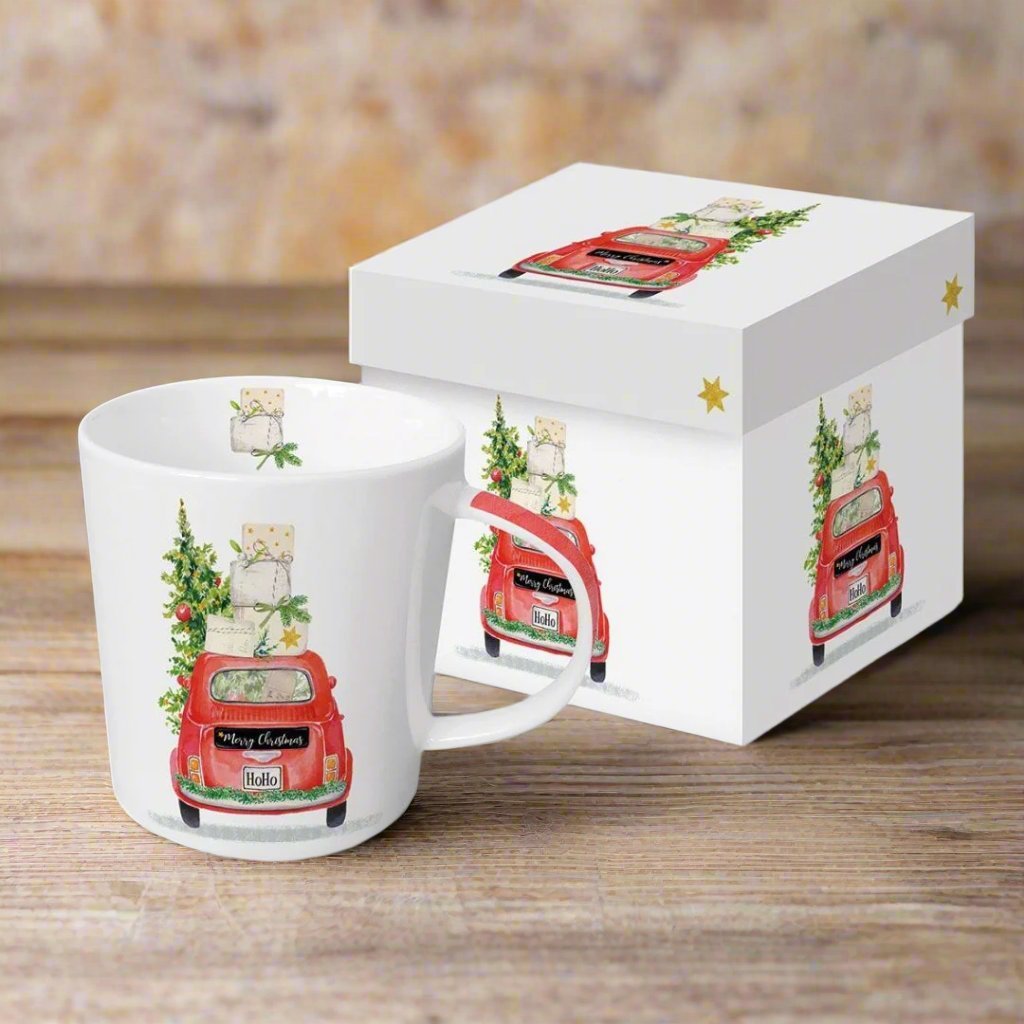 Christmas Mug Christmas Taxi