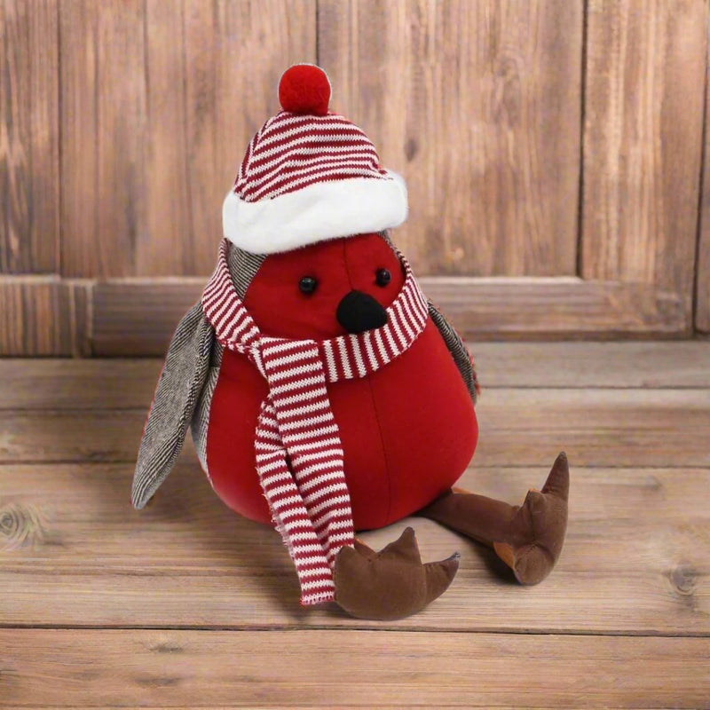 Christmas Robin Door Stop