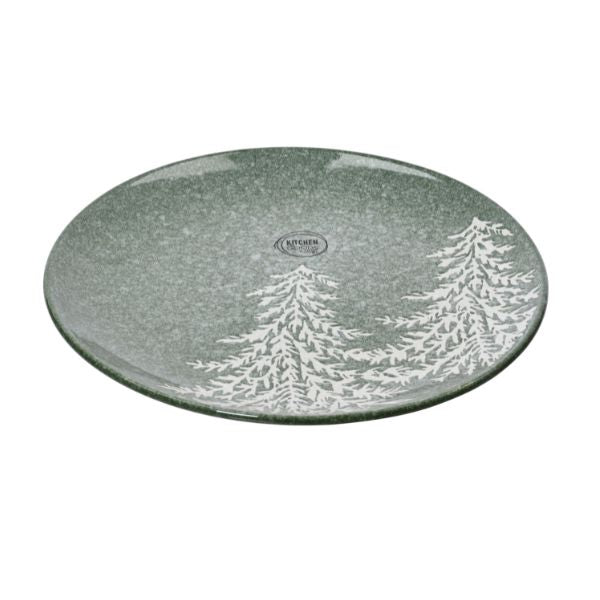 Christmas Tree Plate Green