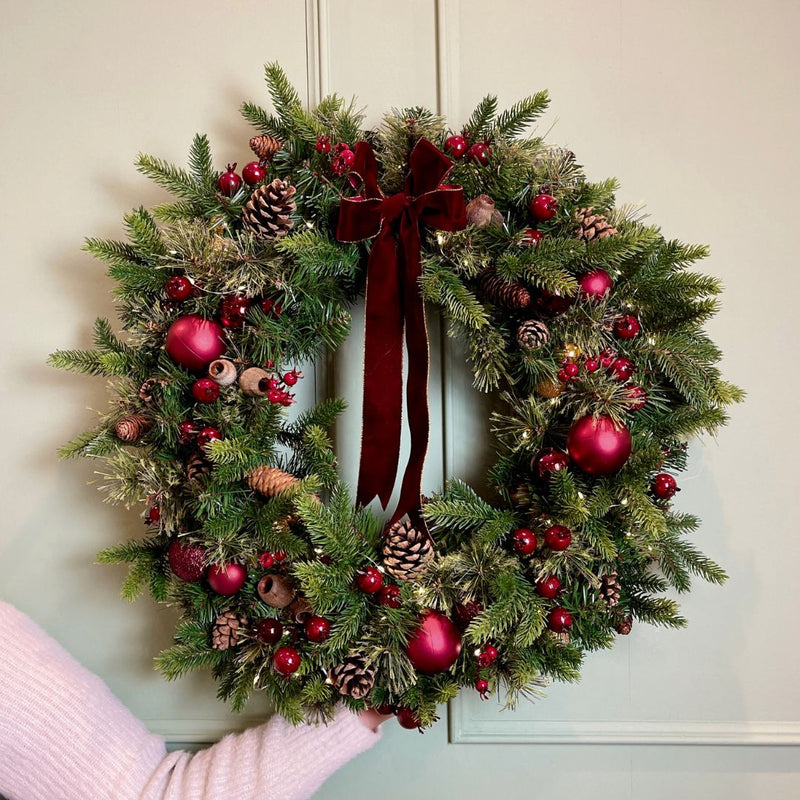 Christmas Wreath Red Velvet