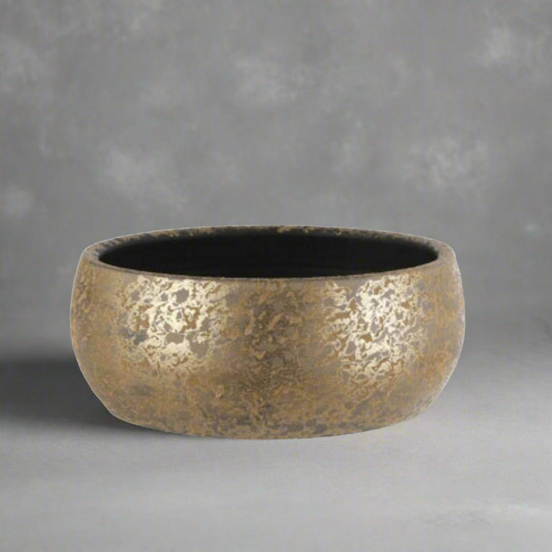 Clemente Bowl Round Gold