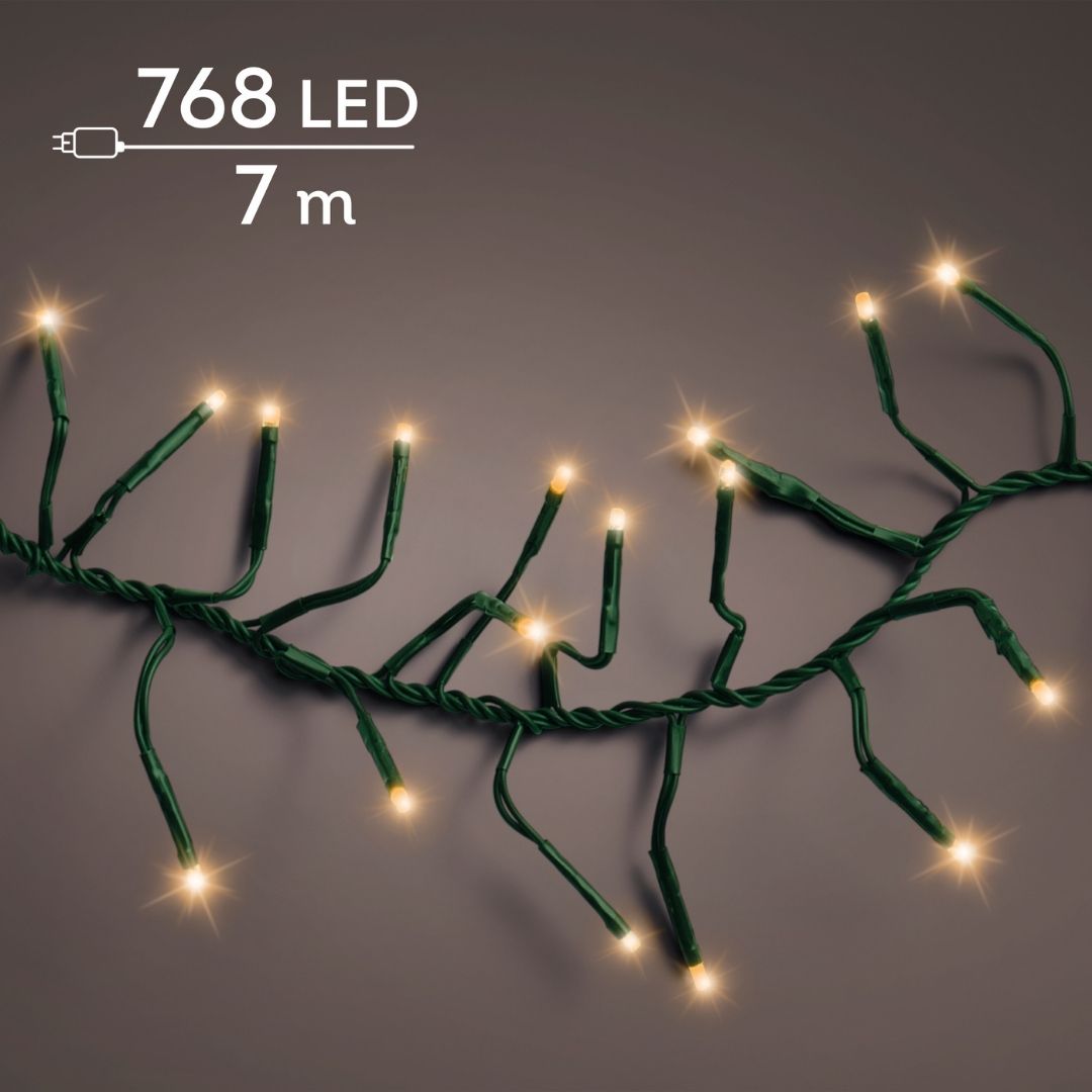 Christmas LED Cluster Lights Classic Warm 768 LED