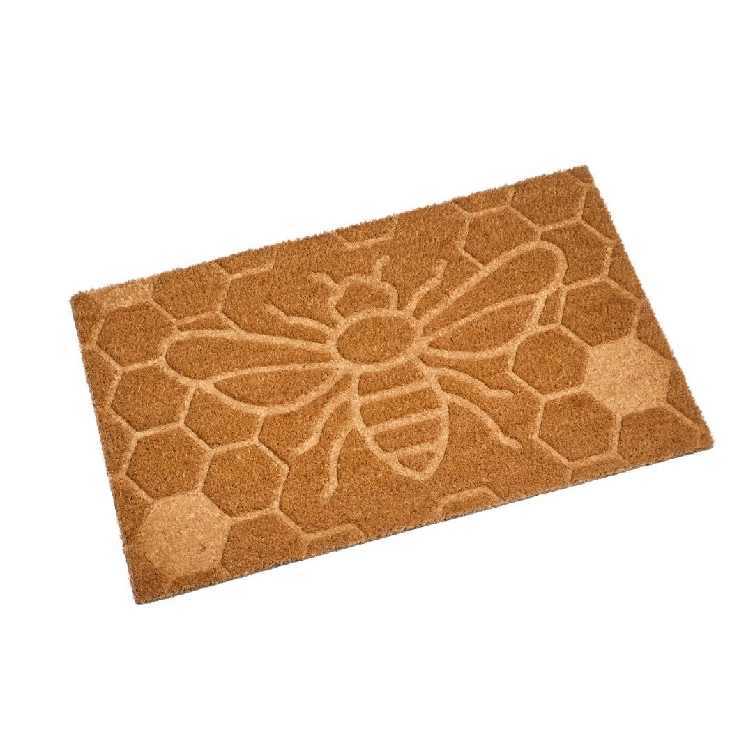 Coir Outdoor Rug Honey Bee 45 x 75cm