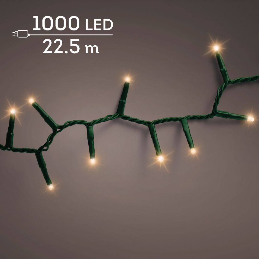Christmas Lights 1000 LED - Compact, Classic Warm - Ideal for 6ft Tree