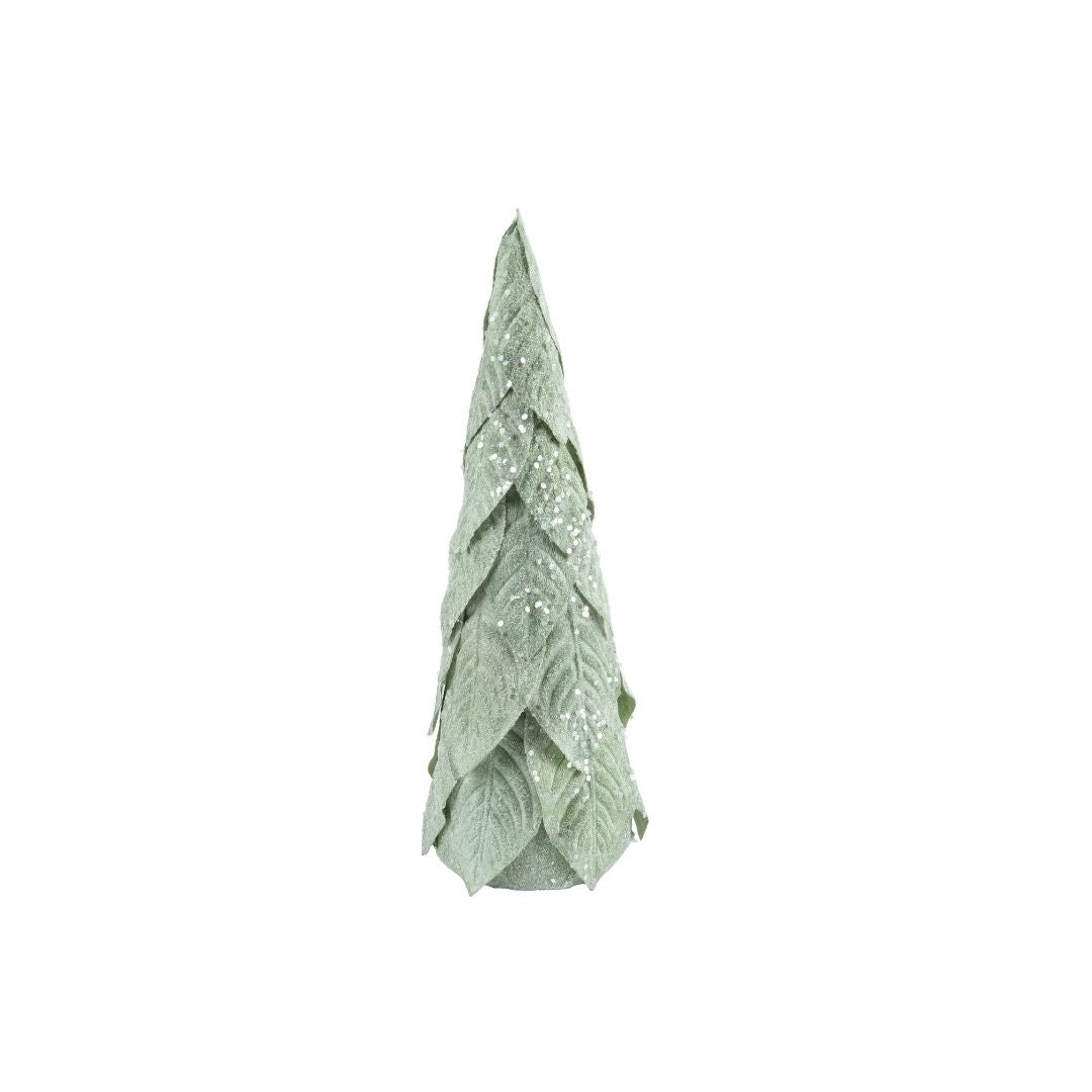 Christmas Glitter Cone - Matcha Green 34cm