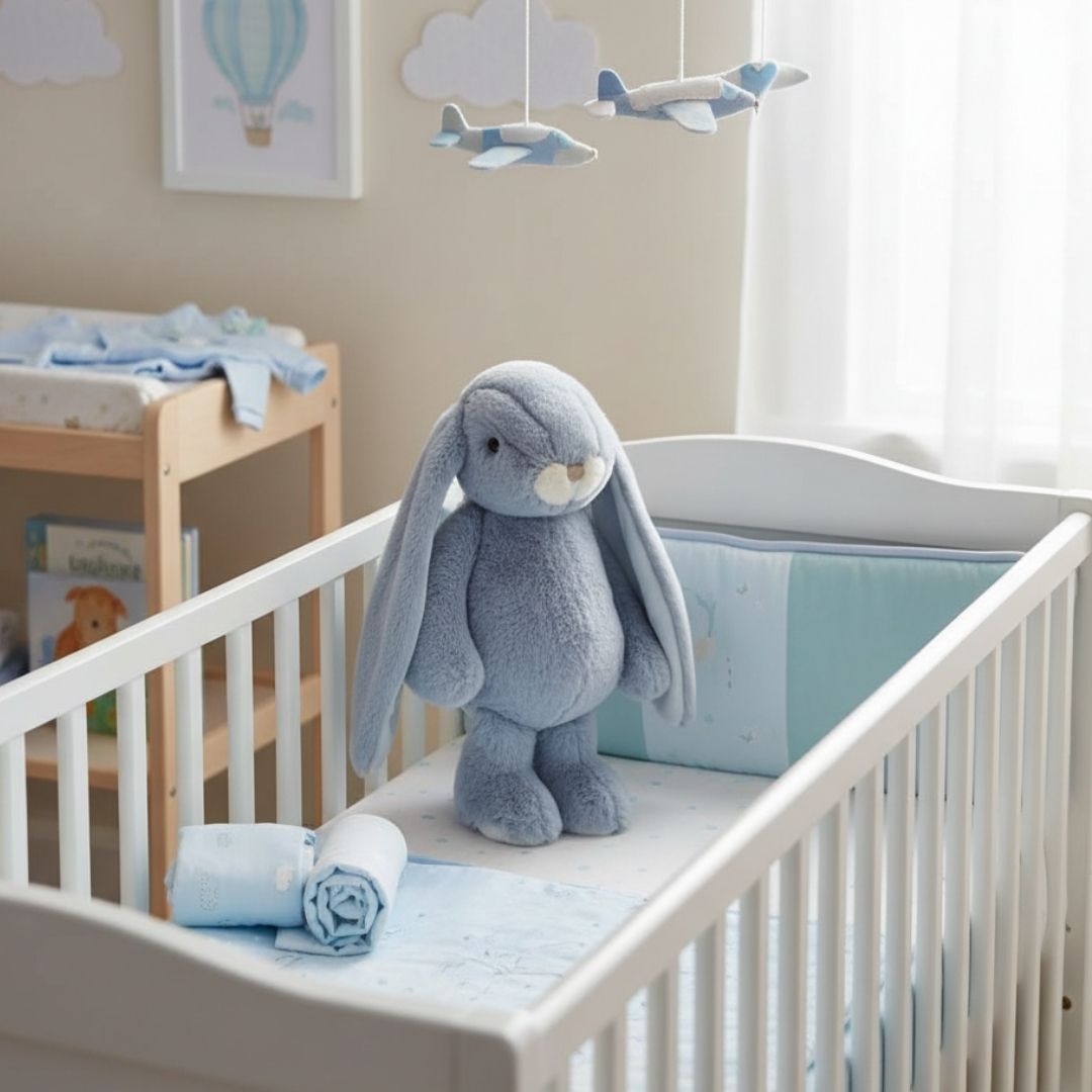 Cuddly Kanini Bunny Pearl Blue 40cm