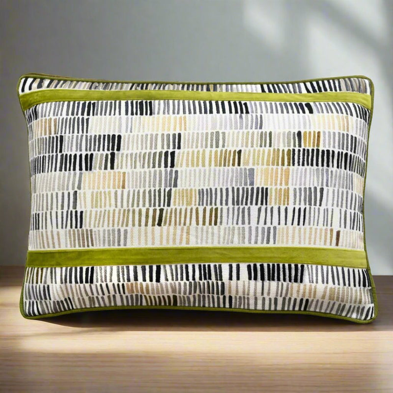 Cushion Olive Lines